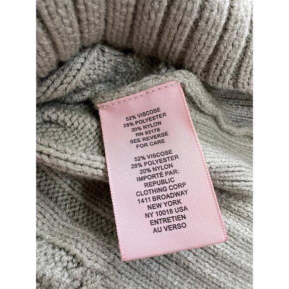 Philosophy Cable Knit Fisherman Preppy Cozy Soft Boho Crewneck Sweater M - Picture 8 of 9